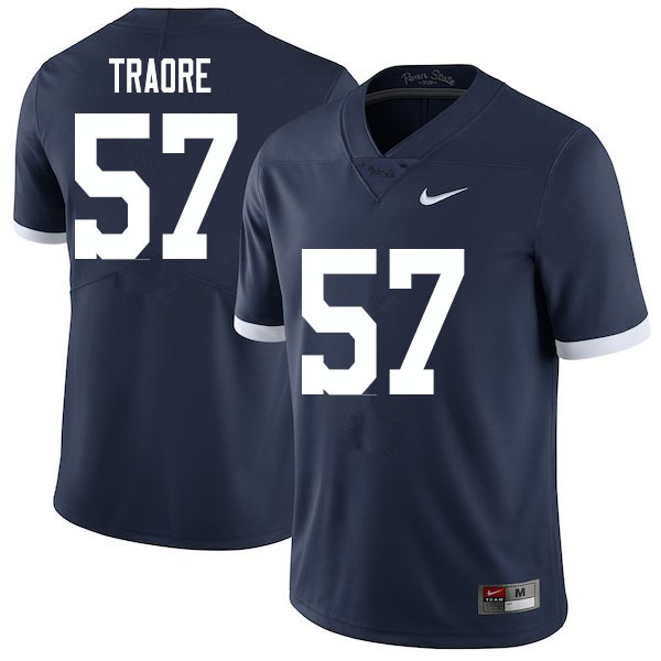 NCAA Nike Men's Penn State Nittany Lions Ibrahim Traore #57 College Football Authentic Navy Stitched Jersey YKX5898QU